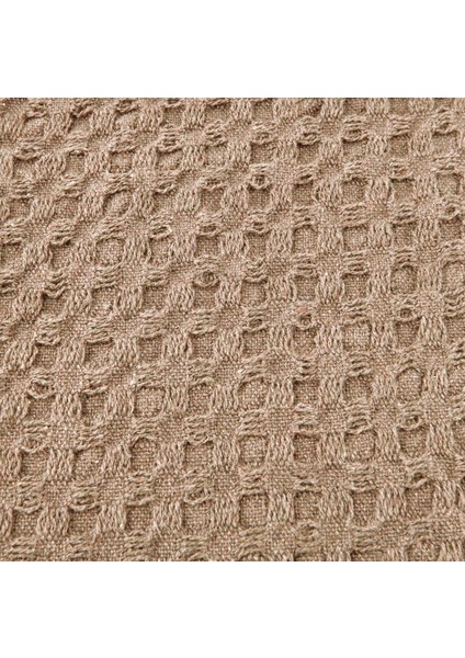 Yün Waffle Çift Kişilik Yatak Örtüsü - Bej - 200X220 cm modelleri