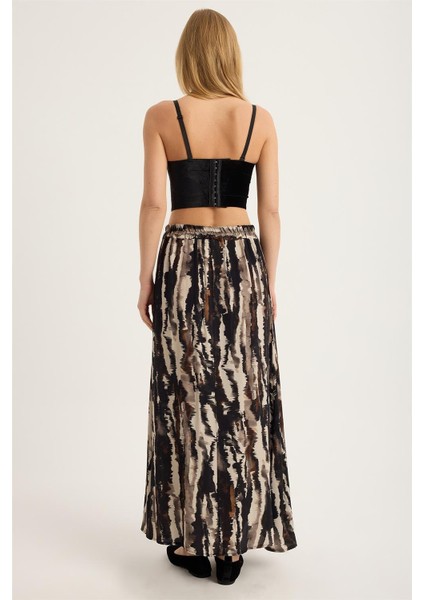 Sürme Fırça Desenli Etek indirimleri