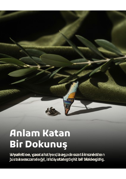 Filistin Haritası Kudüs Görselli Içerir Metal Unisex Yaka Rozeti 1 Adet A300015 fiyatları