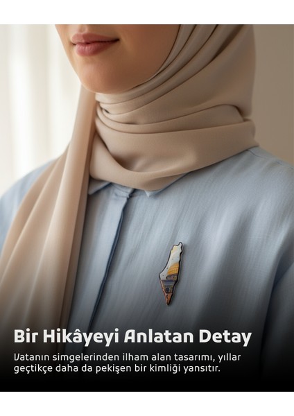 Filistin Haritası Kudüs Görselli Içerir Metal Unisex Yaka Rozeti 1 Adet A300015 indirimleri