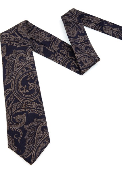 Erkek Lacivert %100 Ipek Kravat 50317348-200