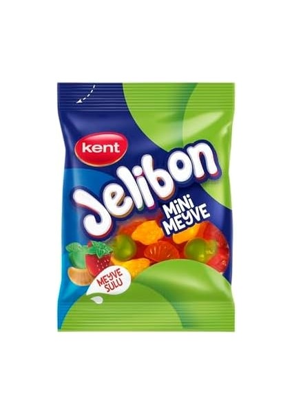 Jelibon Mini Meyve Karışık Meyveli Şekerleme 80 gr - 24 Adet