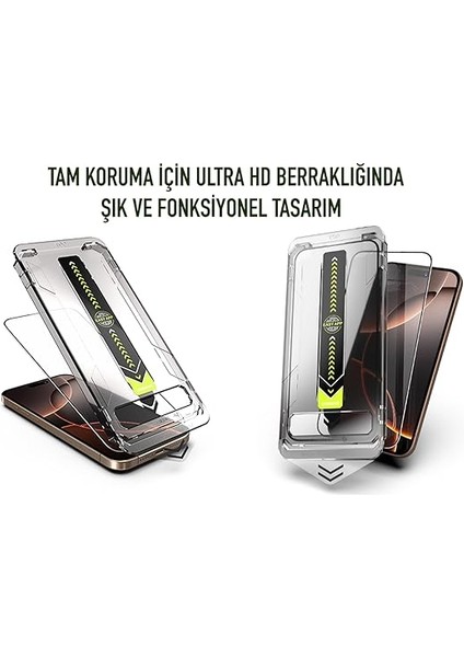 iPhone Xs Max ve 11 Pro Max Uyumlu Ultra Clear Hd Temperli Cam, Easy Fix Kolay Kurulum Serisi Yüksek Kaliteli Ekran Koruyucu fiyatları