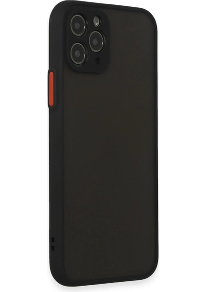 Apple iPhone 11 Pro Kılıf Montreal Silikon Kapak - Siyah