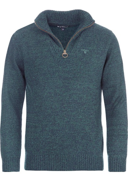 Essential Lambswool Half Zip Kazak GN95 Seaweed fiyatları