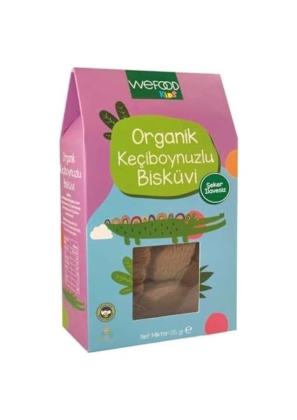 Wefood Kids Organik Keçiboynuzlu Bisküvi 55 gr 8683347030439