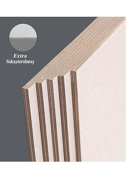 Gri 2 mm 70X100 cm 5 Adet Sert Karton Ekstra Sıkıştırılmış 70 * 100 Mukavva Gri Renkli 5 Adet fırsatları