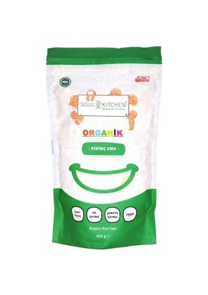 Soul Kitchen Organik Pirinç Unu 500GR