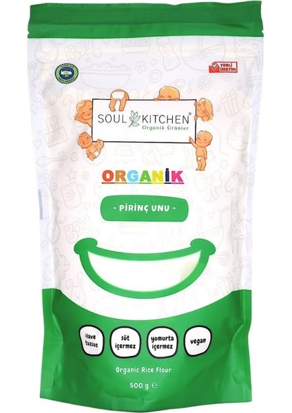 Soul Kitchen Organik Pirinç Unu 500GR fiyatları
