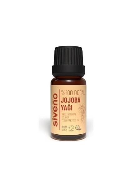 SIVENO%100 Doğal Jojoba Yağı Soğuk Sıkım 10ML