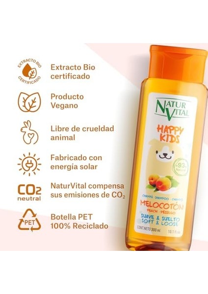 Naturvital Happy Hair Kıds 300ML Şampuan