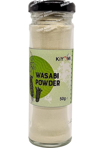 Kiyomi Wasabi Tozu | Japon Hardalı | Sushi Için Japon Baharatı | Suşi Için Suşi Tozu | Wasabi (Japon Yabanturpu) | Et, Deniz Ürünleri ve Vejetaryen Yemekleri Için Lezzet Artırıcı Wasabi Tozu
