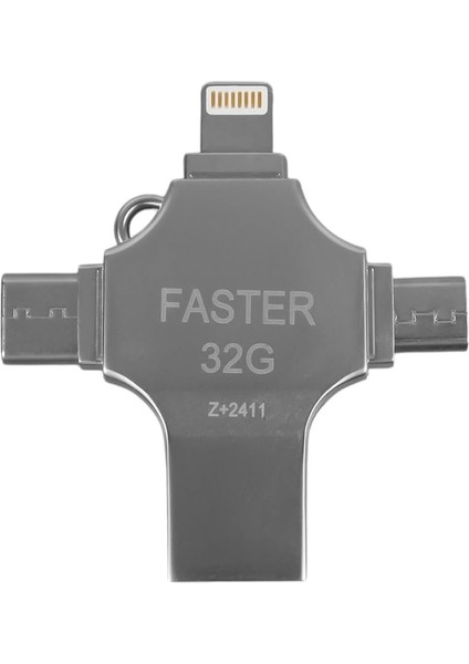 In1 Metal 32 GB Bellek (Usb - Type-C - Micro USB - )