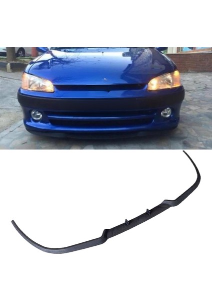 Peugeot 106 Gtı Uyumlu Evrensel Universal 3 Parça Cupra Kupra Ön Ek Tampon Dili Lip Esnek Karlık