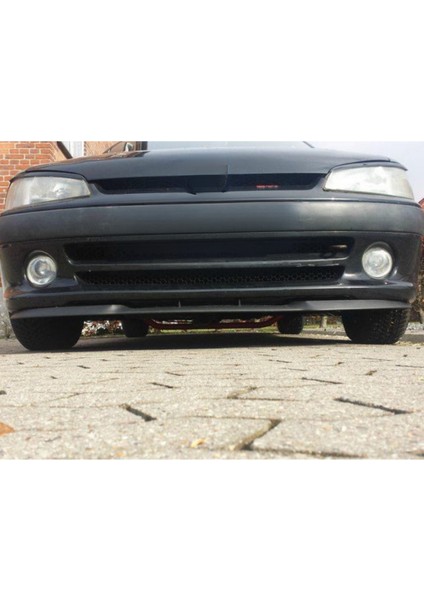 Peugeot 106 Gtı Uyumlu Evrensel Universal 3 Parça Cupra Kupra Ön Ek Tampon Dili Lip Esnek Karlık fırsatları