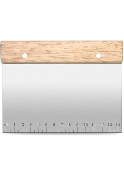 Metal Hamur Kazıyıcı, 14 cm Ölçekli, Ahşap Saplı fiyatları