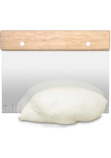 Metal Hamur Kazıyıcı, 14 cm Ölçekli, Ahşap Saplı modelleri