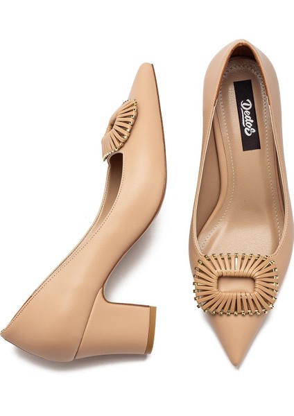 Kadın Kalın Topuklu Tokalı Abiye Ayakkabı 5010 fırsatları