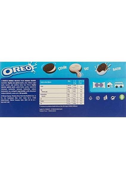 Oreo Bisküvi 220 gr