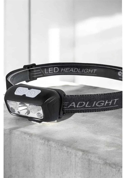 Kafa Lambası Kamp Lambası Sensörlü Şarjlı Ayarlanabilir