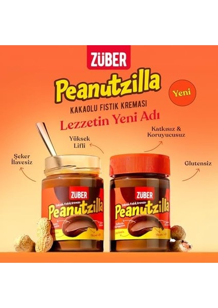 Züber Peanutzilla Kakaolu Fıstık Kreması modelleri