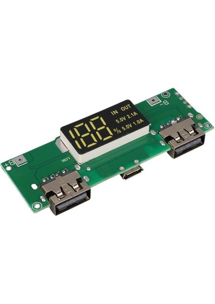WK-22851 Lityum Pil Powerbank Şarj Modülü Dijital Ekranlı Iki Port 5V-2.1A fiyatları
