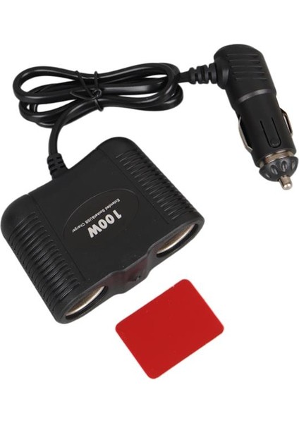 1642 12-24V 100W 70CM Kablolu 2'li Araç Çakmak Çoklayıcı indirimleri