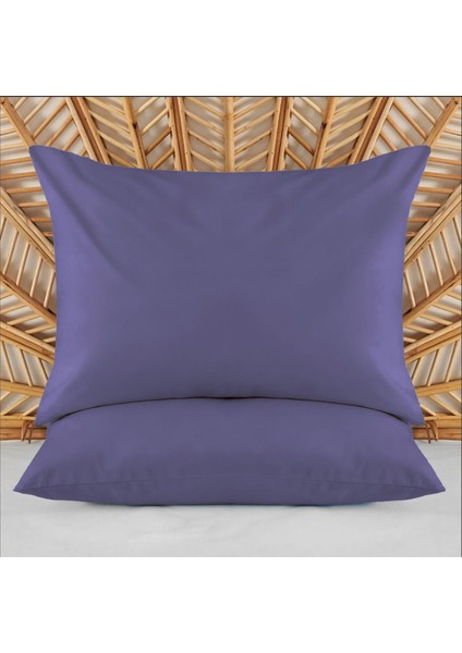 Soft Basic 2'li Yastık Kılıfı - Lacivert - 50X70 cm