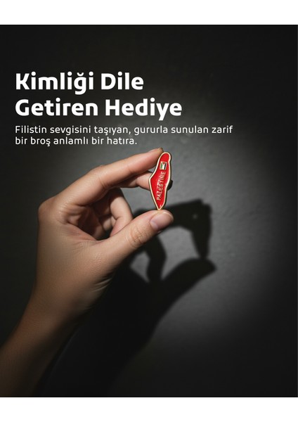 Filistin Haritası Içinde Bayrak & "palestıne" Kırmızı Rengi Yaka Rozeti A300047 modelleri
