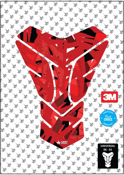 Renkli Baskılı Universal Tank Pad GC-06-1