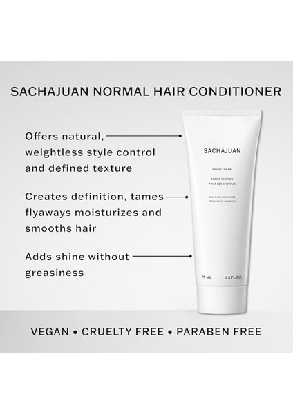 Sachajuan Finish Krem Saç Şekillendirici Krem, 75 ml modelleri