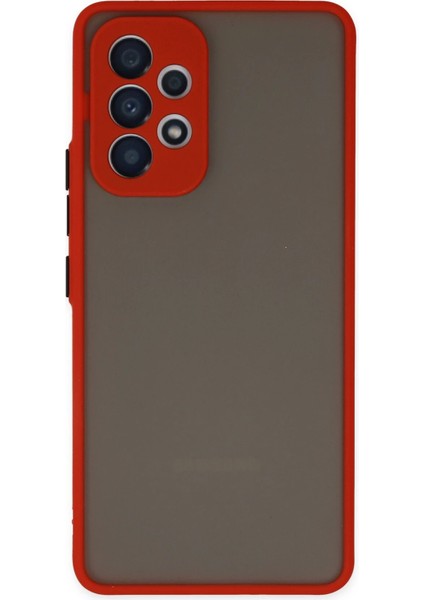 Samsung Galaxy A33 5g Kılıf Montreal Silikon Kapak - Kırmızı fırsatları