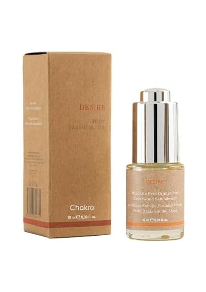 Chakra Vücut Esansiyel Yağı - Desire 10 ml