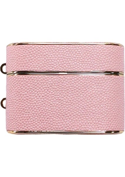 3. Nesil ile Uyumlu Içi Silikon Deri Zincirli Lüks Kılıf - Şık ve Zarif Tasarım, Tam Koruma ve Taşıma (Pembe)