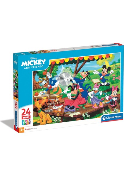 24218, ve Arkadaşları Çocuklar Için Süper Renkli Maxi Puzzle - 24 Parça, 3 Yaş ve Üzeri