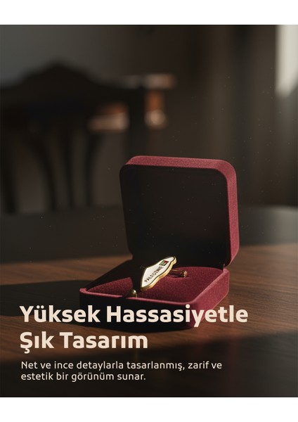 Filistin Haritası Içinde Bayrak & "palestıne" Beyaz Rengi Yaka Rozeti A300049 fiyatları