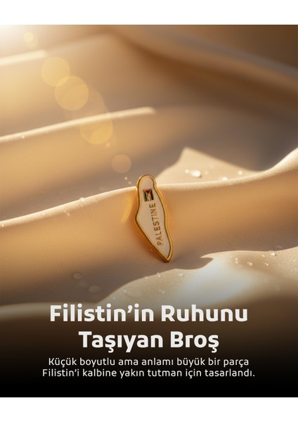 Filistin Haritası Içinde Bayrak & "palestıne" Beyaz Rengi Yaka Rozeti A300049 modelleri