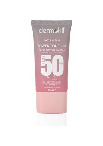 Dermokil Power Tone Up Güneş Koruyucu Yüz Kremi 50 ml