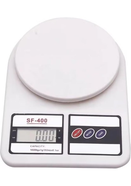 SF-400 LCD Ekranlı Mutfak Tartısı 10KG - 1gr