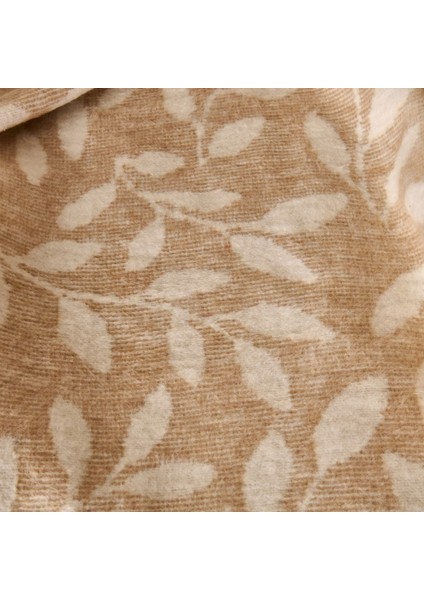 Soft Sprig Pamuklu Tv Battaniyesi - Bej - 130X170 cm fiyatları