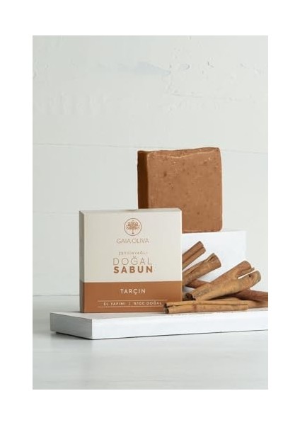 Tarçınlı ve Zeytinyağlı El Yapımı Doğal Sabun