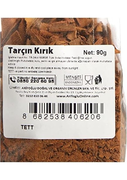 Arifoğlu Tarçın Kırık 90 gr modelleri