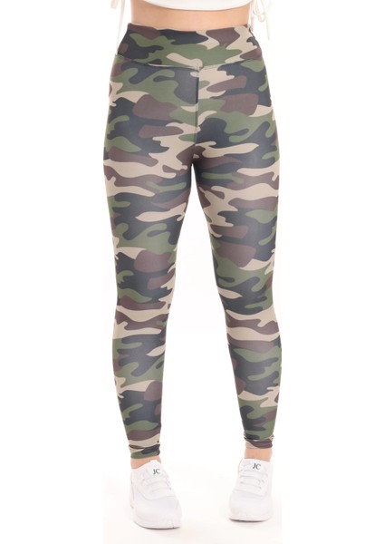 Kadın Beli Lastikli Dijital Baskılı Toparlayıcı Tayt fiyatları