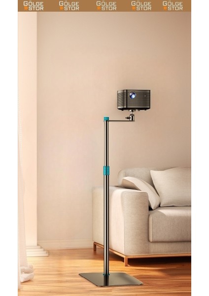 Projeksiyon Cihazı Standı Ayaklı Projeksiyon Hayalet Model Ayarlanabilir Yükseklik Tripod