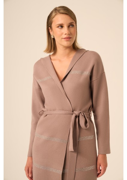 Kadın Kapşon Detaylı Ikili Takım Sütlü Kahve 20740 fiyatları