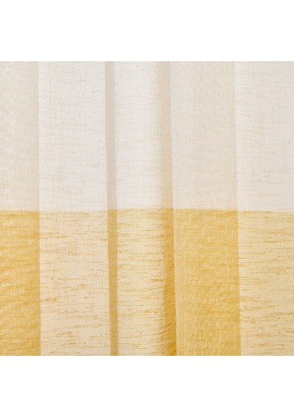 Soft Sarı Yoğunluklu Fon Perde - Renkli / Sarı - 140X270 cm fiyatları