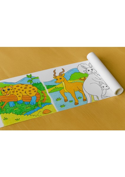 🏞️ “Orman Hayvanlarını Boyuyorum – 5 Metrelik Dev Orman Hayatı Boyama Rulosu | Çocuklar İçin Eğitici ve Eğlenceli Etkinlik Kağıdı” 🦁🌳🦜 fırsatları