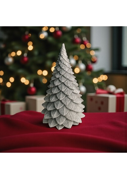 El Yapımı Reçine Dekoratif Çam Ağacı | Yılbaşı Masası ve Ev Dekoru | Epoksi Mini Ağaç