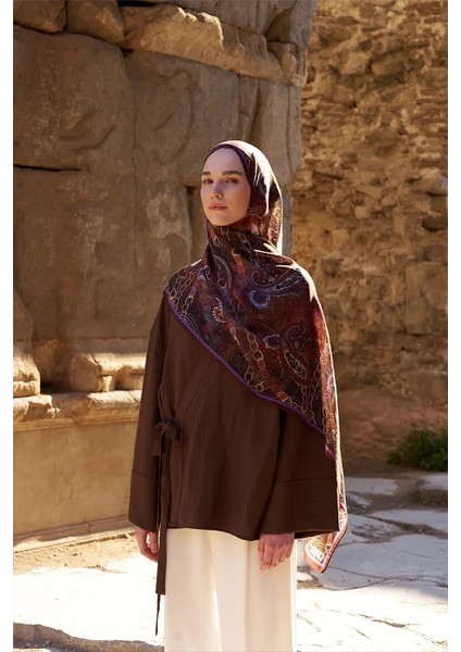 Kızıl Kahve Ed Scarf Landy Şal fiyatları