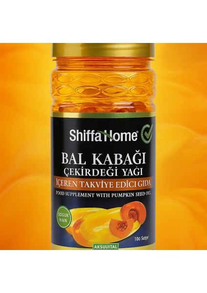 Bal Kabağı Çekirdeği Yağı Softjel (100 Softjel)